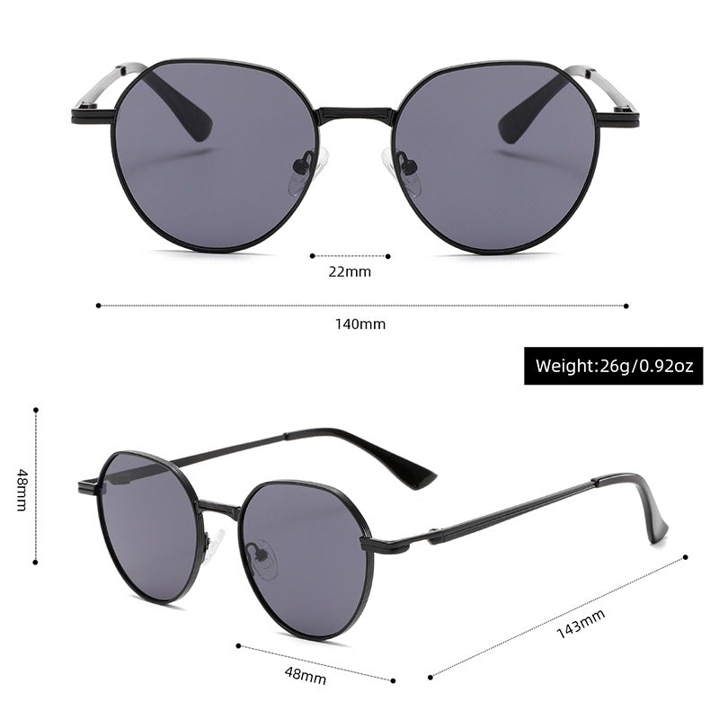 Round Metal Sunglasses UV400 Sunglasses