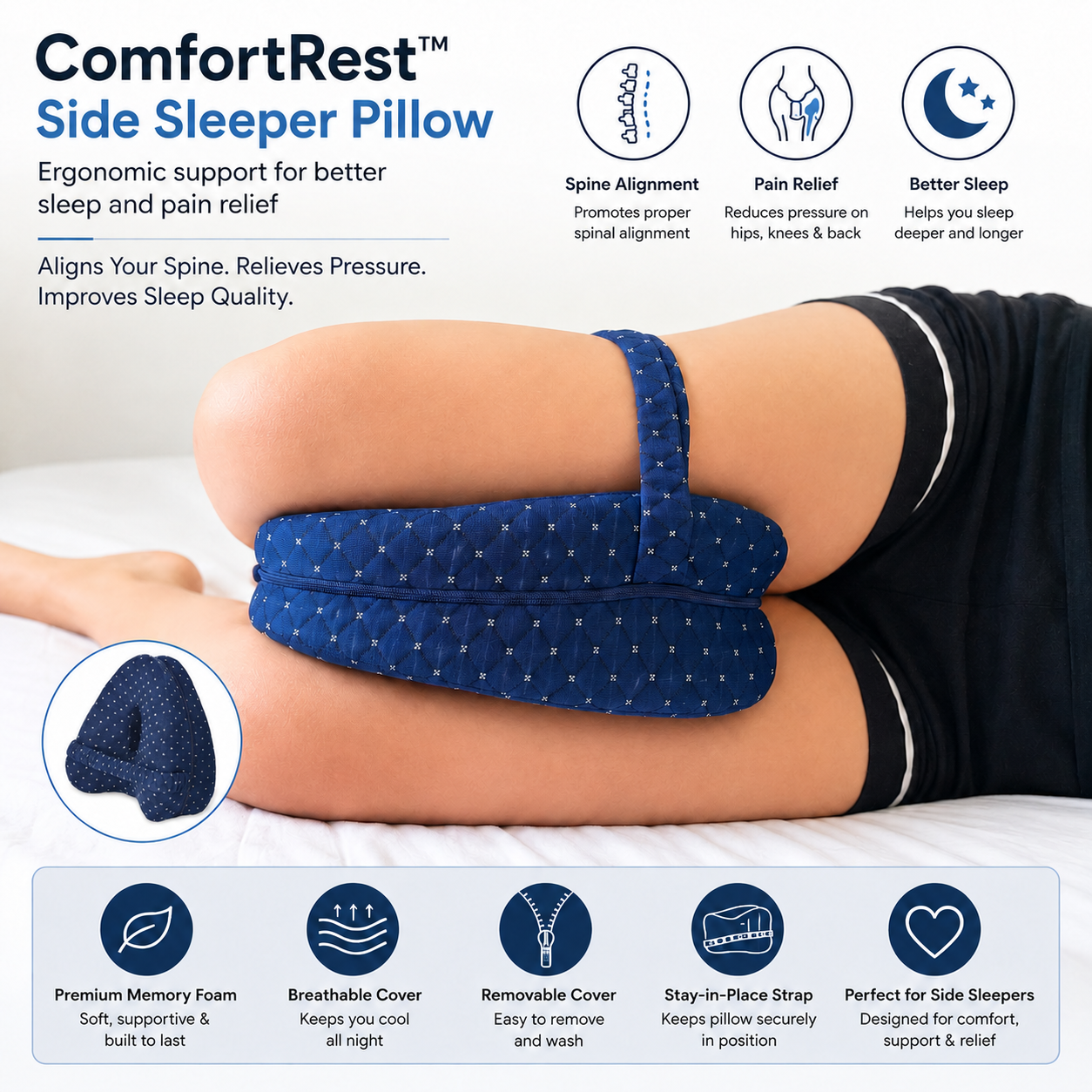 ComfortRest™ Side Sleeper Pillow